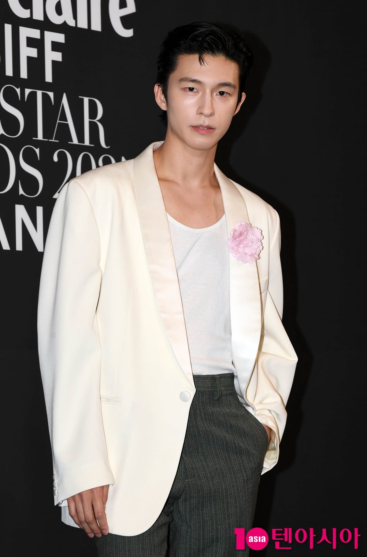 Actor Hong Kyung Shines at the 2025 Marie Claire Asia Star Awards in Busan