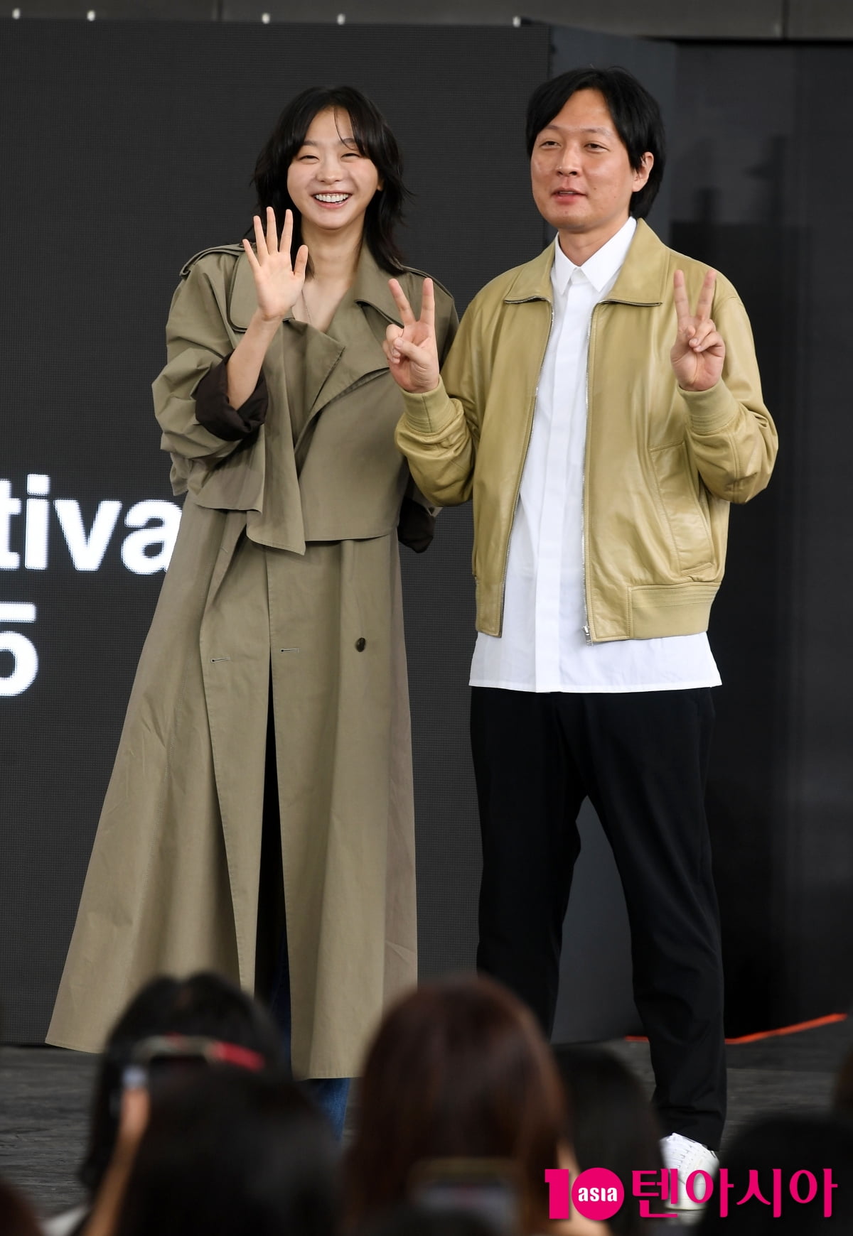 Kim Da-mi and Director Kim Byung-woo Attend Outdoor Stage Event for 'The Great Flood' at BIFF
