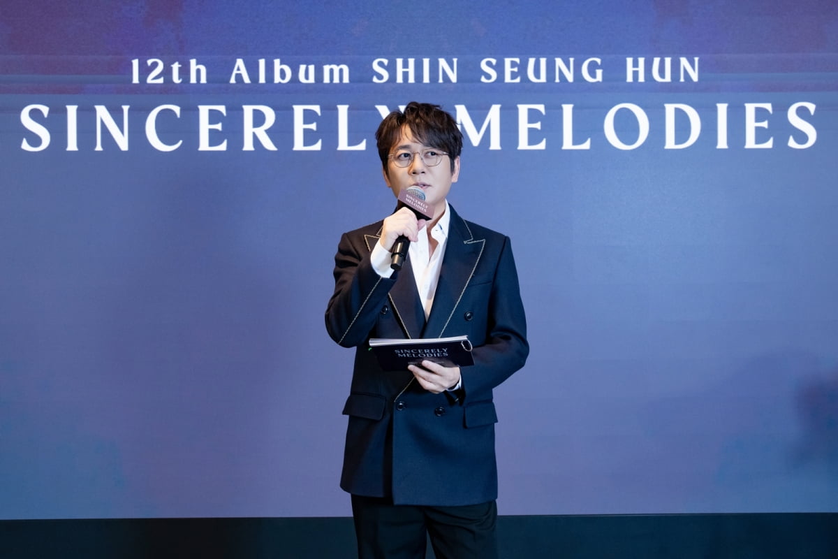 Shin Seung-hun Discusses the Evolution of Ballads at 'SINCERELY MELODIES' Album Launch
