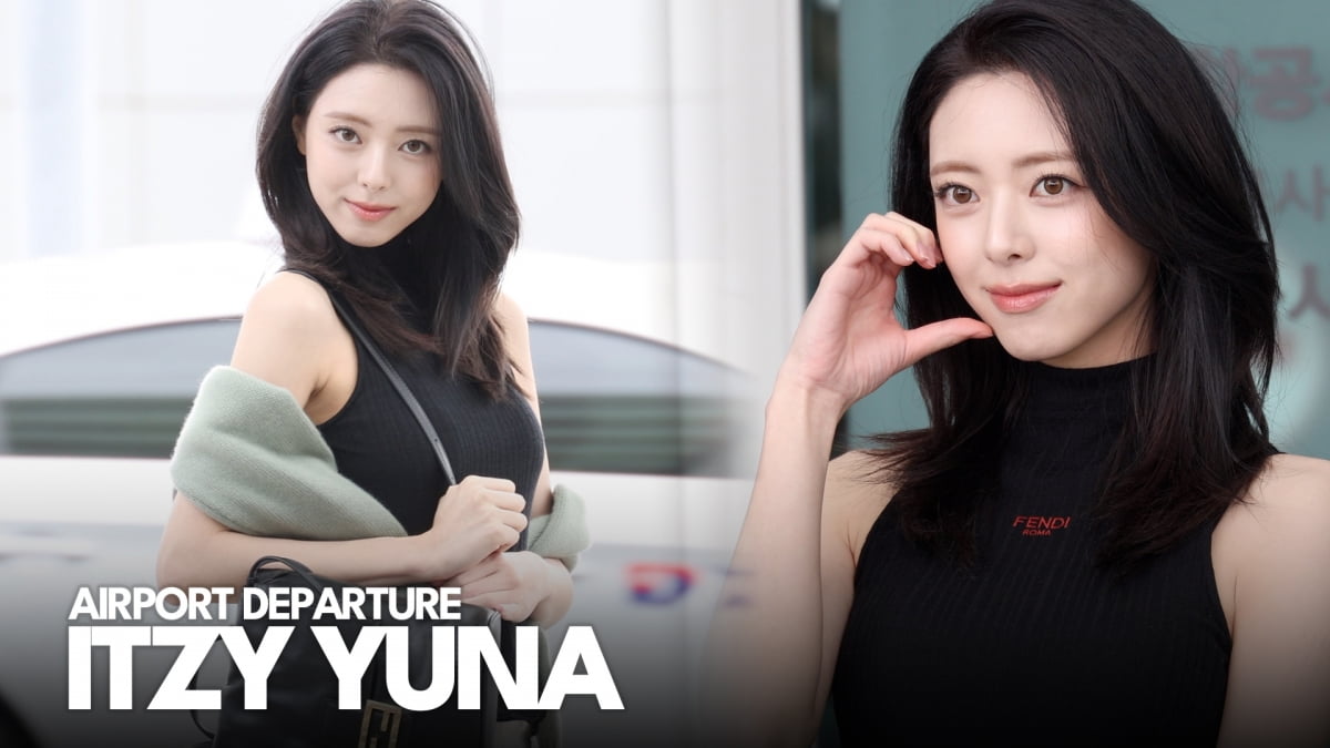 ITZY's Yuna Departs for Milan Fashion Week to Attend Fendi SS26 Show