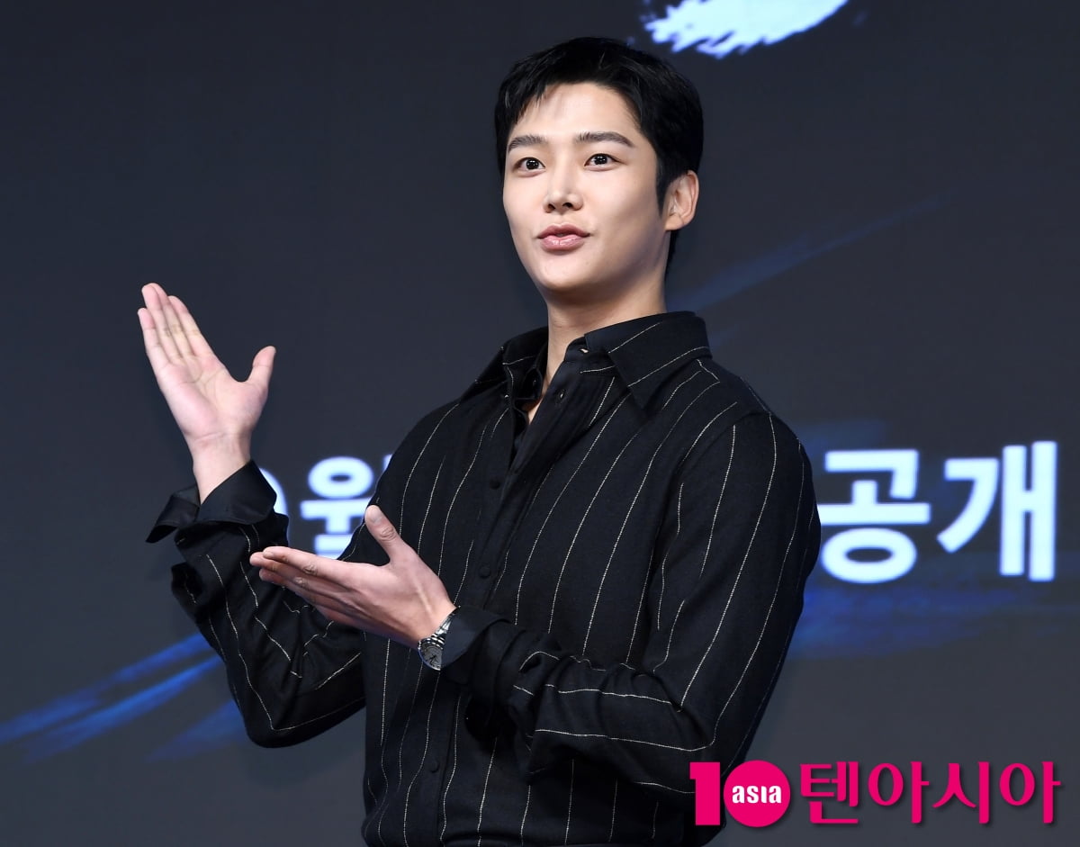 Rowoon Attends Press Conference for Disney+ Original Series 'The Murky Stream'