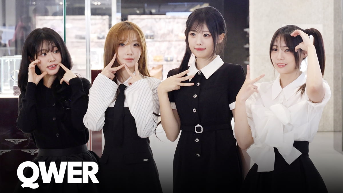 밴드 QWER、現代免税店のイベントに登場！