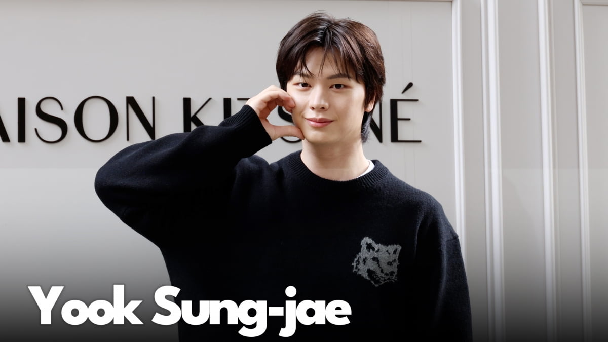 Yook Sung-jae Attends Maison Kitsuné 25FW Collection Presentation in Seoul