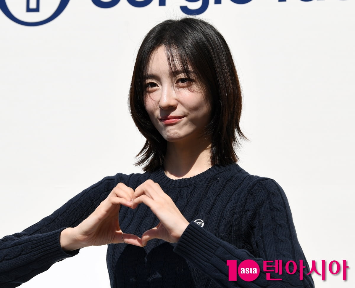 Actress Park Ji-hyun Attends Sergio Tacchini Flagship Store Opening in Seoul