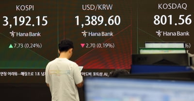 코스피, 외국인 매수에 3200 '턱걸이'…코스닥도 800선 회복