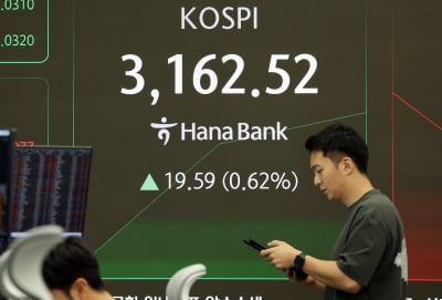 코스피, 장중 3160선 회복…삼성전자 2%대 '상승'