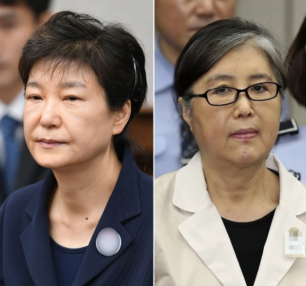 박근혜 전 대통령, 최순실(개명 후 최서원) /사진=연합뉴스 