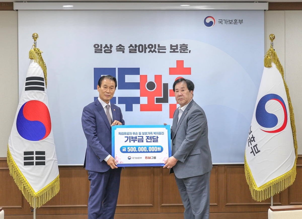 "독립운동 희생 잊지 않겠다”…SM그룹 우오현 회장, 보훈 프로젝트에 5억 쾌척