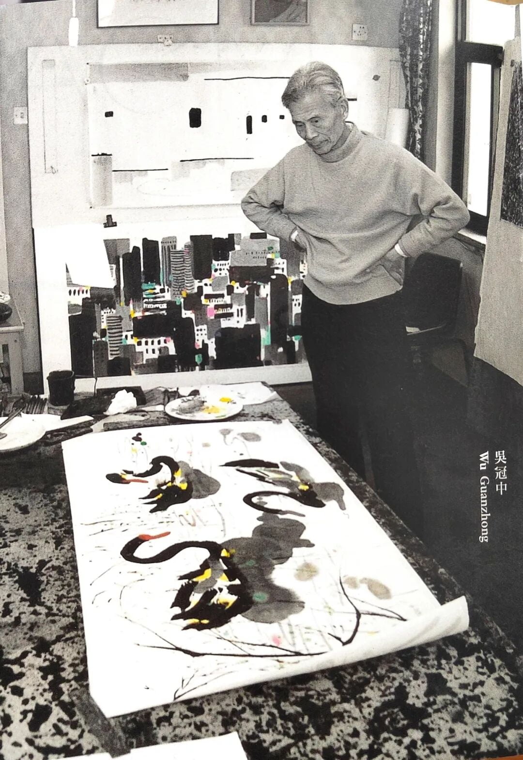 우관중(吴冠中, 1919–2010). / 사진 출처. 칭화대학교 예술박물관 제공