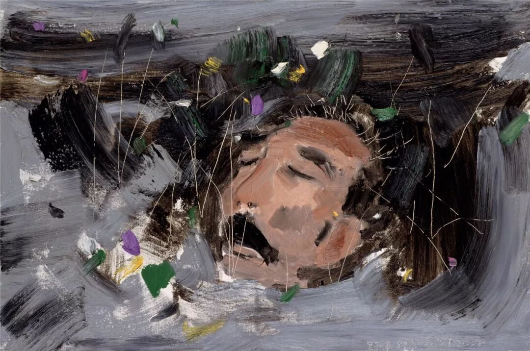 우관중, 《야초(野草)》, 중국미술관 소장, 2008년. / 필자 제공