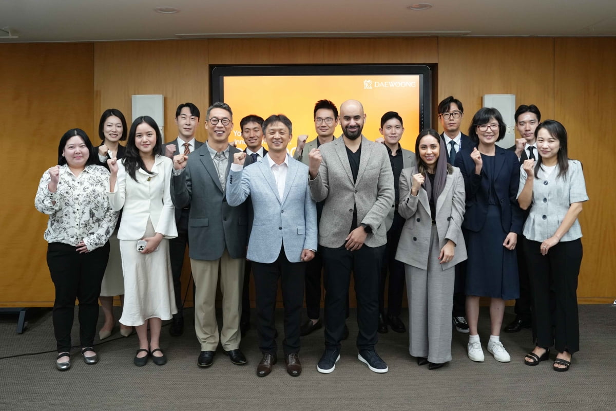 지난달 18일 대웅제약 본사에서 사우디·한국 보건 당국 및 대웅제약 관계자들이 협력 방안을 논의했다