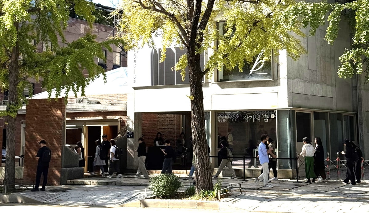 평일 아침 '오픈런' 진풍경…서촌에 몰린 예상밖 인파