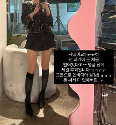 야옹이작가 "샤넬 살 돈으로 엔비디아 살 걸" 뒤늦은 후회