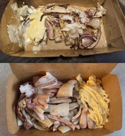 제주도 반격 나섰다…시장 상인회, 철판오징어 판매 사진 공개