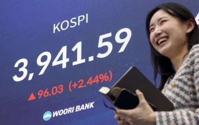 [포토] 코스피, '4000까지 58P 남았다'