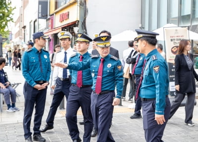 박정보 서울경찰청장, 핼러윈데이 앞두고 이태원 등 현장 점검