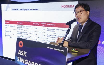 박정우 노무라 이코노미스트 "한국 반도체·집값, 슈퍼사이클 들어서"[ASK 싱가포르 2025]