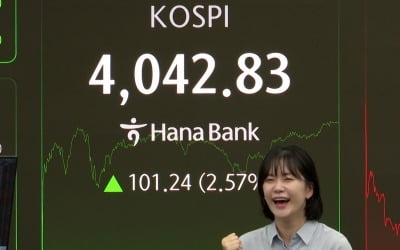 코스피 '사상 첫 4000 돌파'…'10만 전자' 달성 [HK영상]