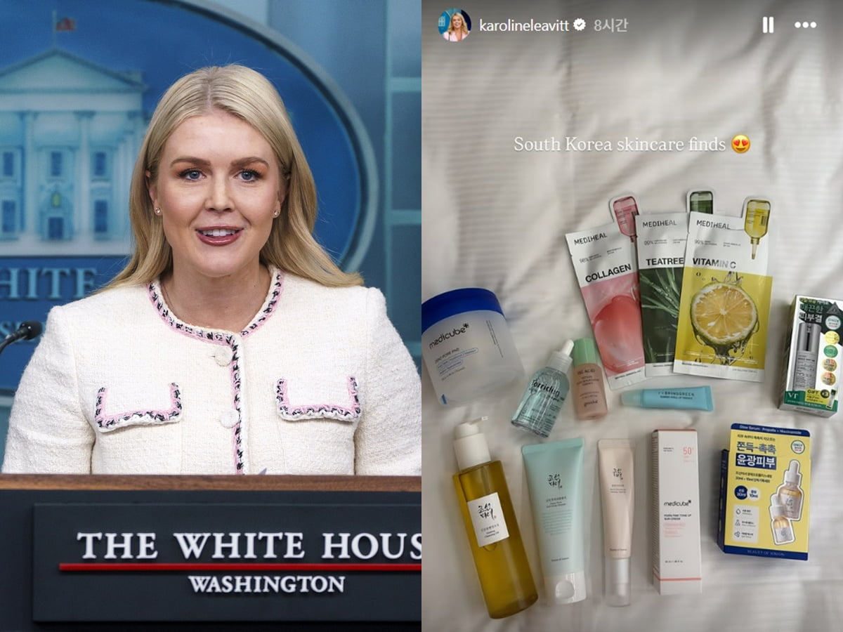 '올리브영 구매 인증' 백악관 대변인, '윤 어게인' 시위 보더니…[APEC 2025]