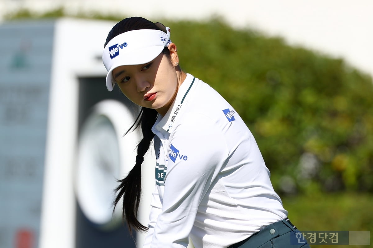 [포토] 박혜준, '정확하게 날려 보낸다' (상상인·한경 와우넷 오픈 2025)