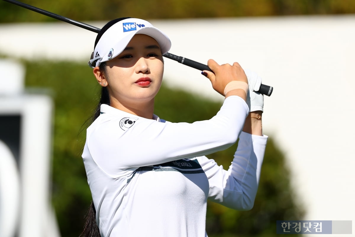 [포토] 박혜준, '정확하게 날려 보낸다' (상상인·한경 와우넷 오픈 2025)