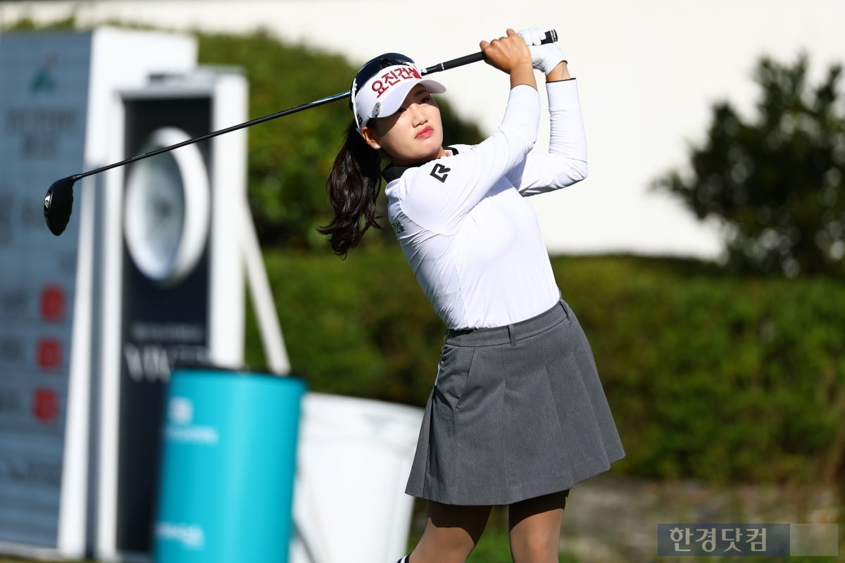 [포토] 노승희, '첫 홀부터 집중해서' (상상인·한경 와우넷 오픈 2025)