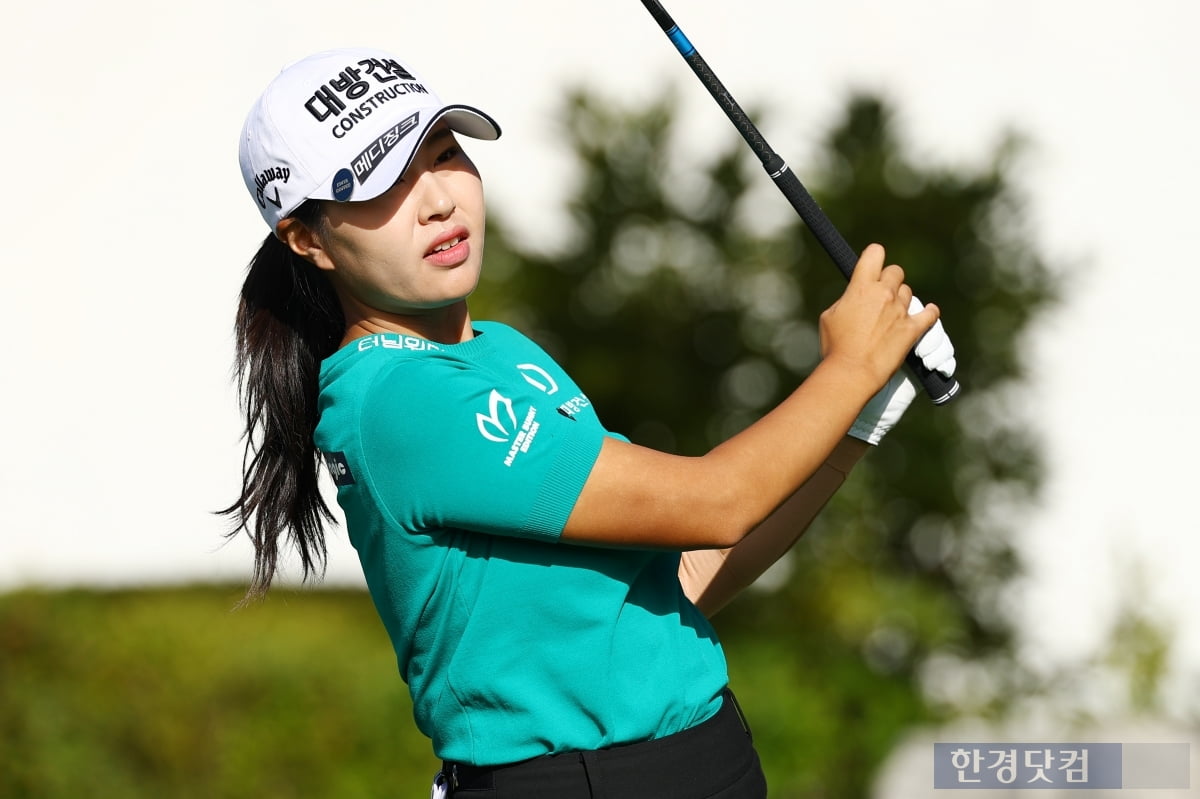 [포토] 성유진, '정확하게 보낸다' (상상인·한경 와우넷 오픈 2025)