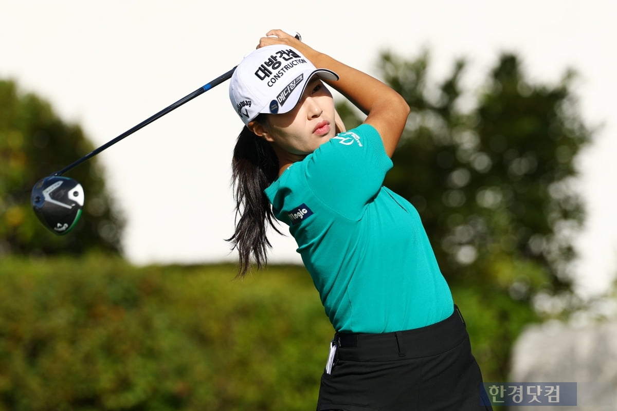 [포토] 성유진, '정확하게 보낸다' (상상인·한경 와우넷 오픈 2025)