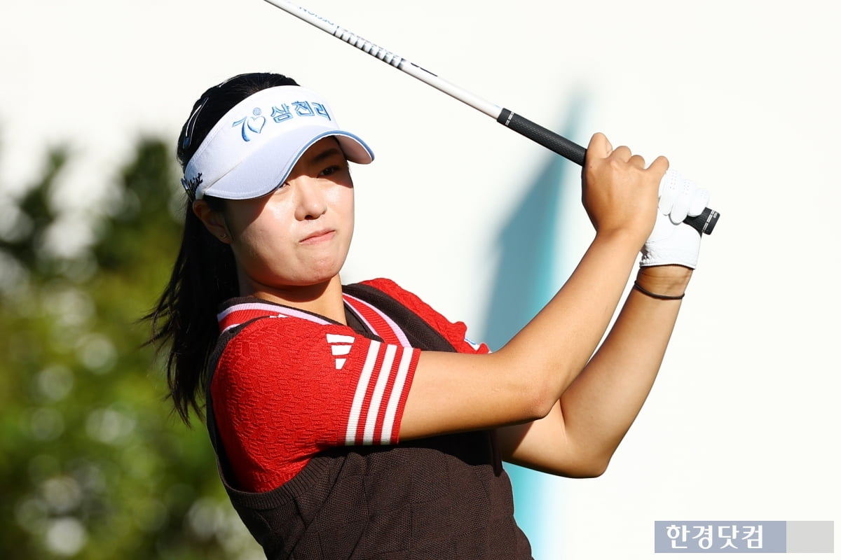 [포토] 서교림, '신인상에 한발 더 가까이' (상상인·한경 와우넷 오픈 2025)