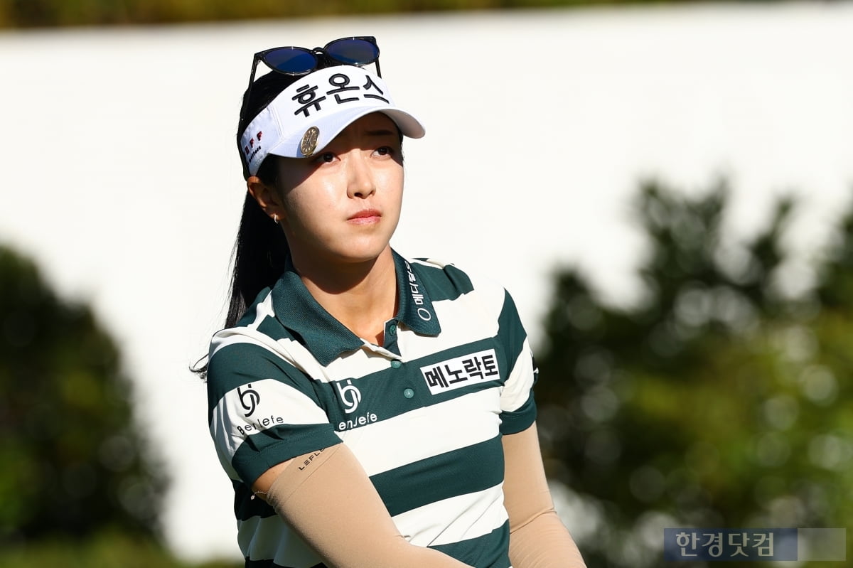 [포토] 윤혜림, '더 높은 곳을 향해~' (상상인·한경 와우넷 오픈 2025)