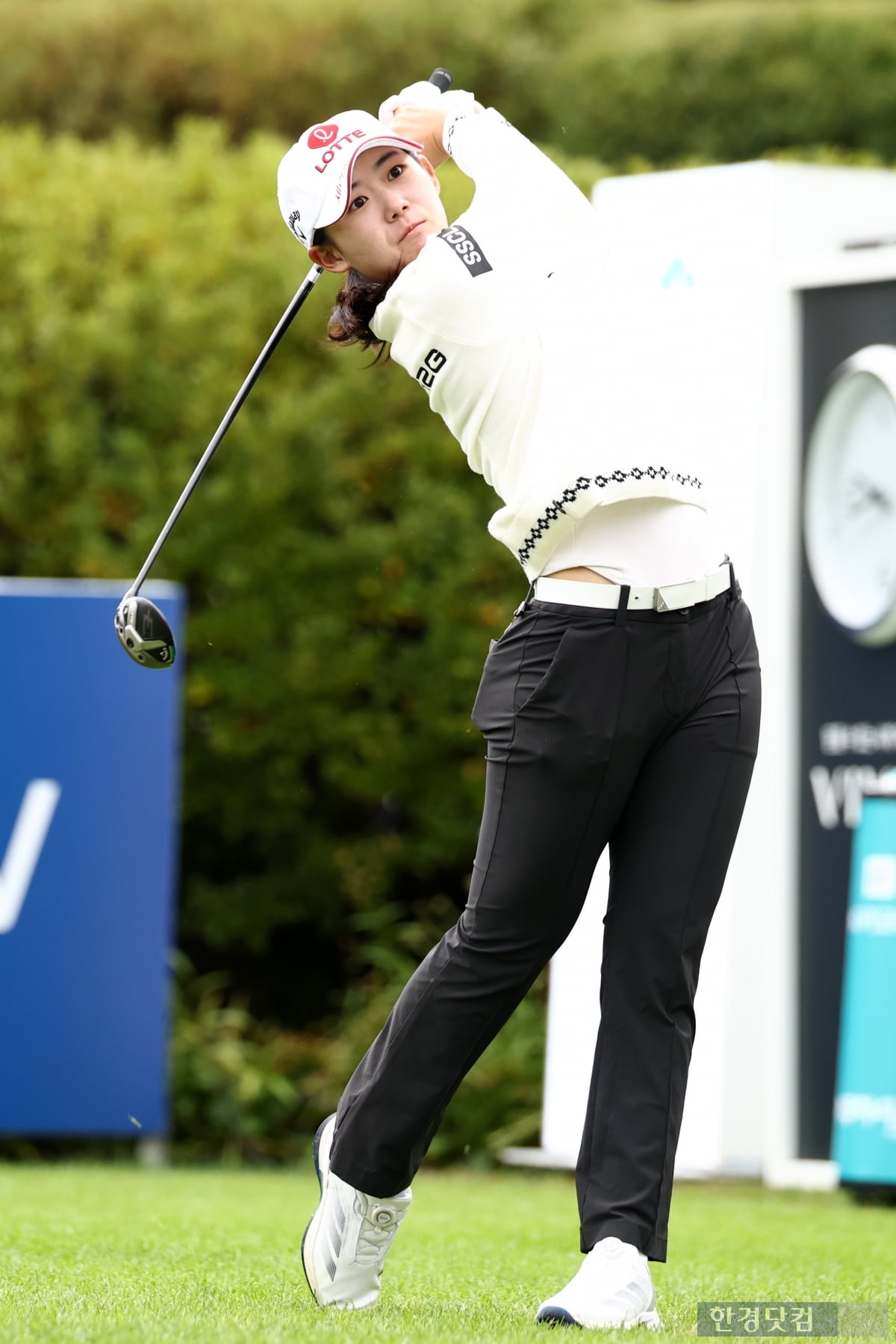 [포토] 황유민, '장타자의 시원시원한 티샷' (상상인·한경 와우넷 오픈 2025)