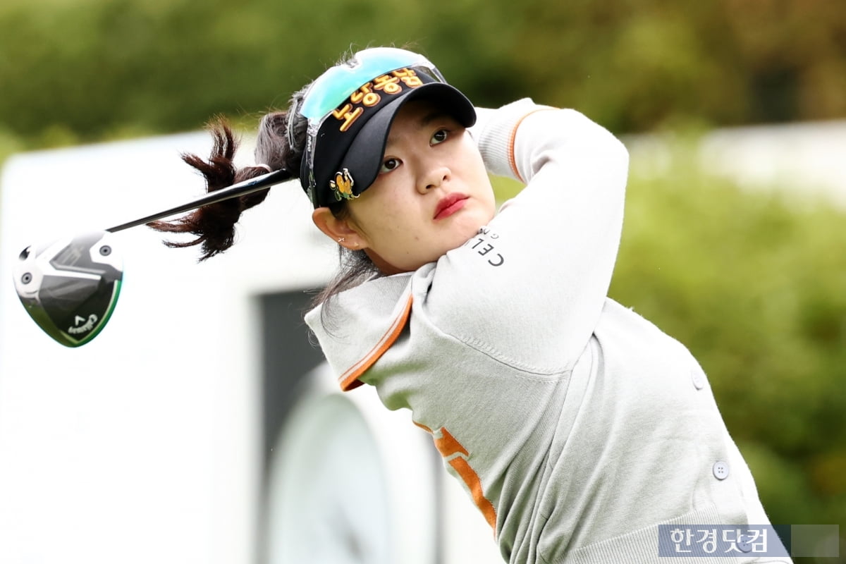 [포토] 한지원, '힘차게 날아라~' (상상인·한경 와우넷 오픈 2025)