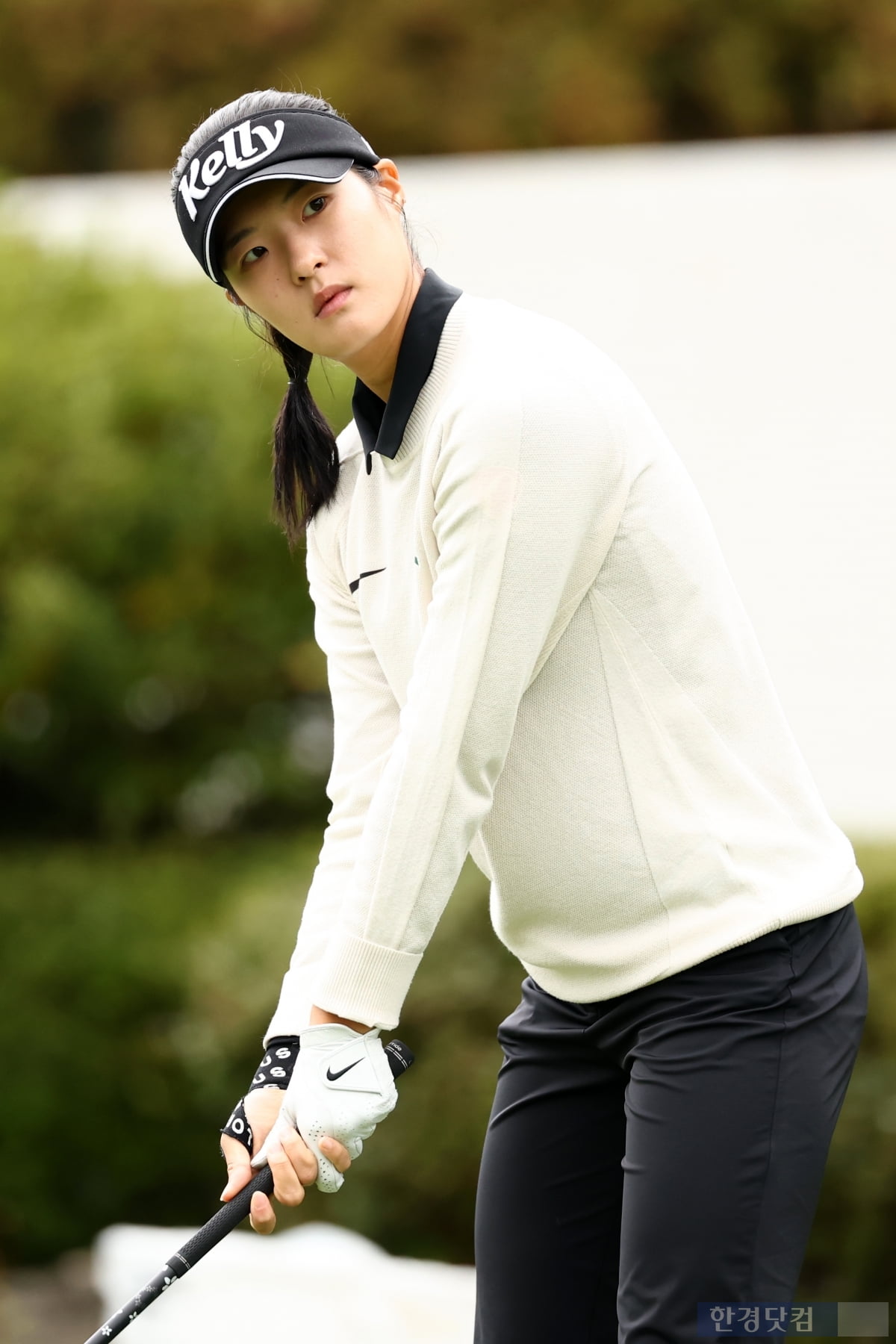 [포토] 김민별, '정확하게 보낸다~' (상상인·한경 와우넷 오픈 2025)