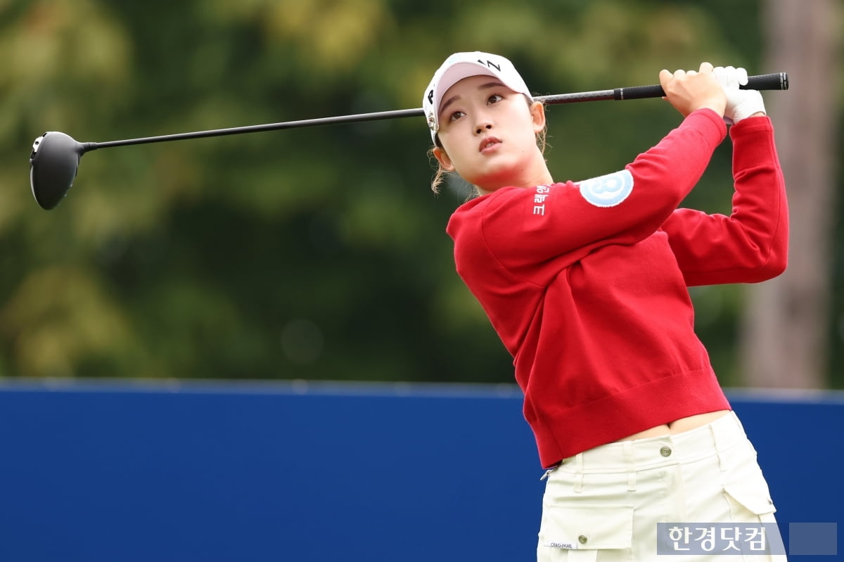 [포토] 마서영, '정확하게 날려 보낸다' (상상인·한경 와우넷 오픈 2025)