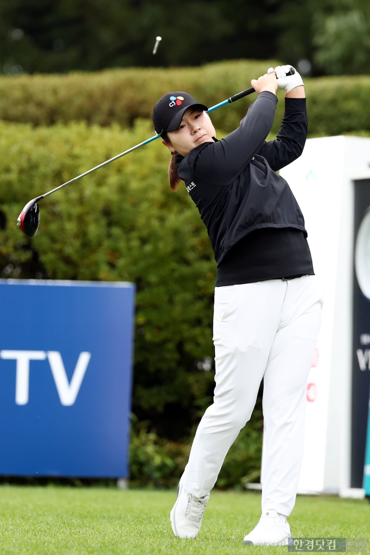 [포토] 홍정민, '2주 연속 우승을 향해~' (상상인·한경 와우넷 오픈 2025)