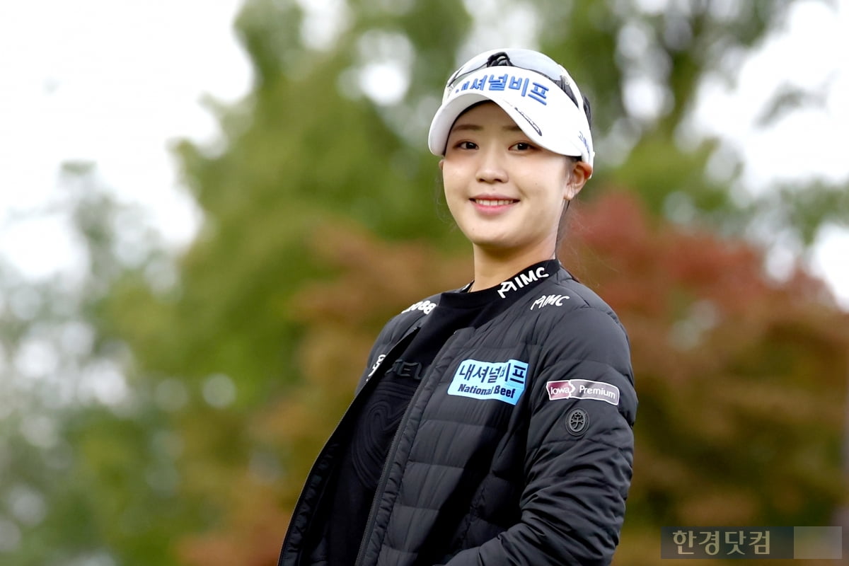 [포토] 전효민, '위로 올라가자~' (상상인·한경 와우넷 오픈 2025)