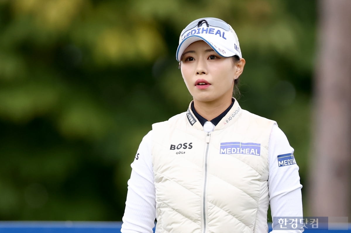 [포토] 이채은2, '순위를 끌어 올리자' (상상인·한경 와우넷 오픈 2025)