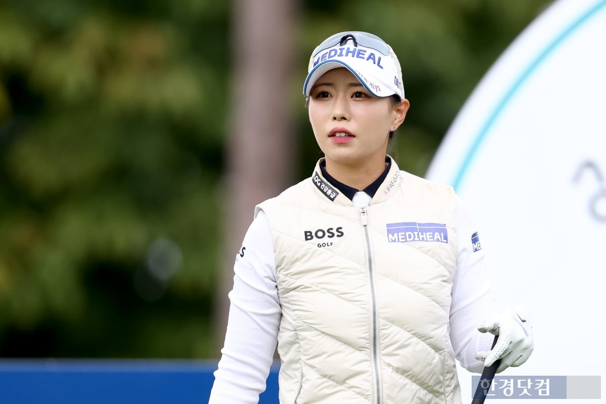 [포토] 이채은2, '순위를 끌어 올리자' (상상인·한경 와우넷 오픈 2025)