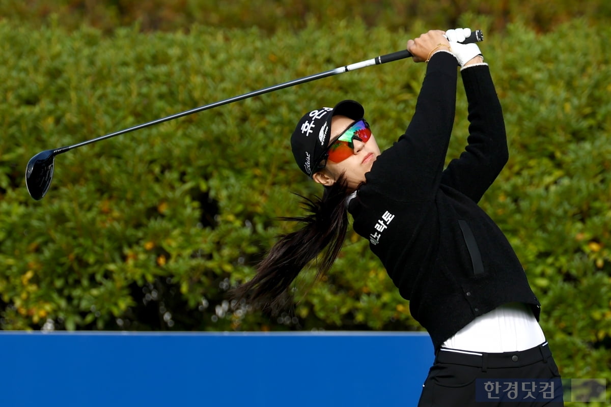 [포토] 강지선, '페어웨이 중앙으로 보낸다' (상상인·한경 와우넷 오픈 2025)