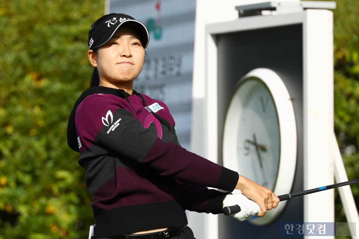 [포토] 유현조, '다부진 모습' (상상인·한경 와우넷 오픈 2025)