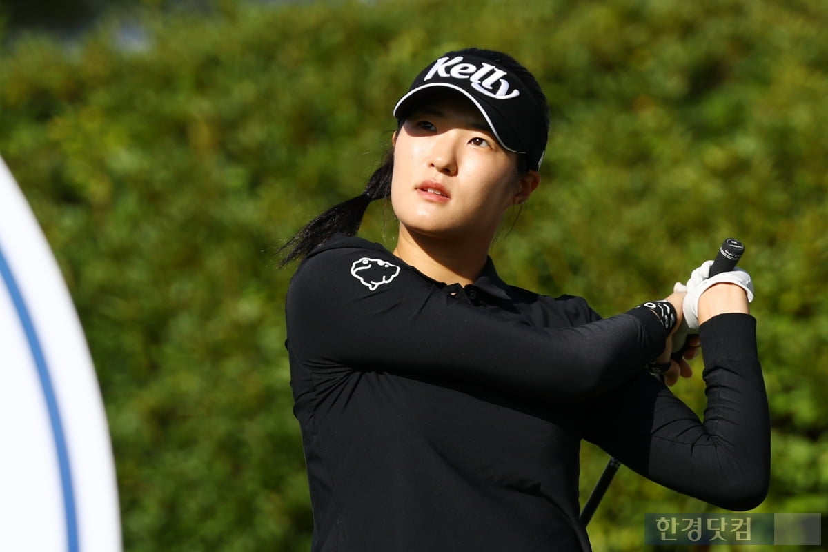 [포토] 김민별, '목표를 향해 정확하게 보낸다' (상상인·한경 와우넷 오픈 2025)