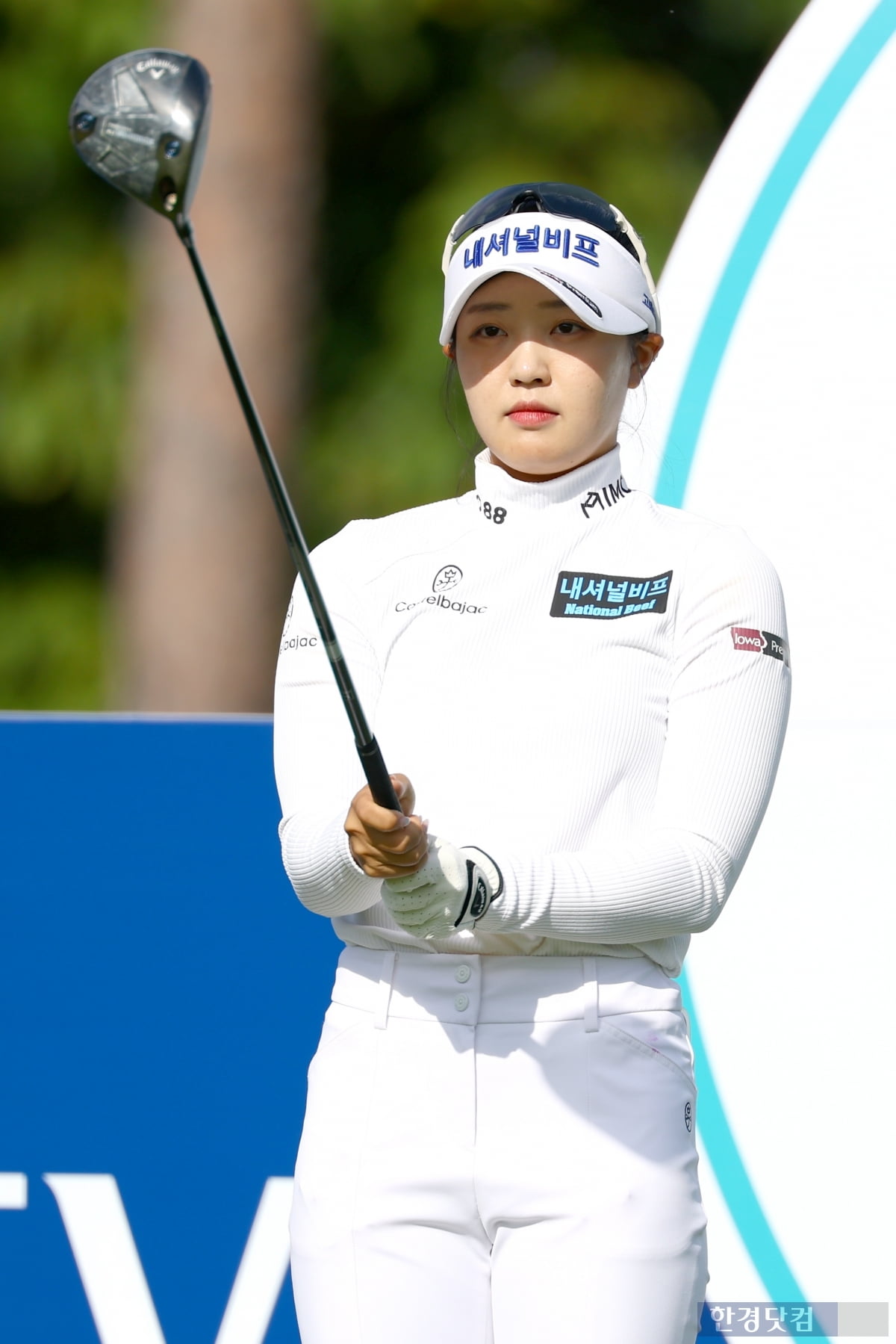 [포토] 전효민, '작은 체구지만 다부진 티샷' (상상인·한경 와우넷 오픈 2025)