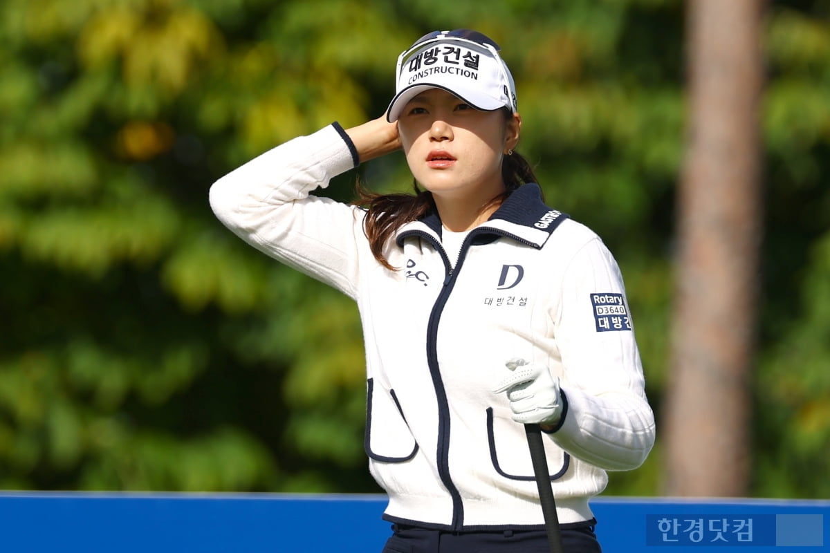 [포토] 김민선7, '거침없는 스윙' (상상인·한경 와우넷 오픈 2025)