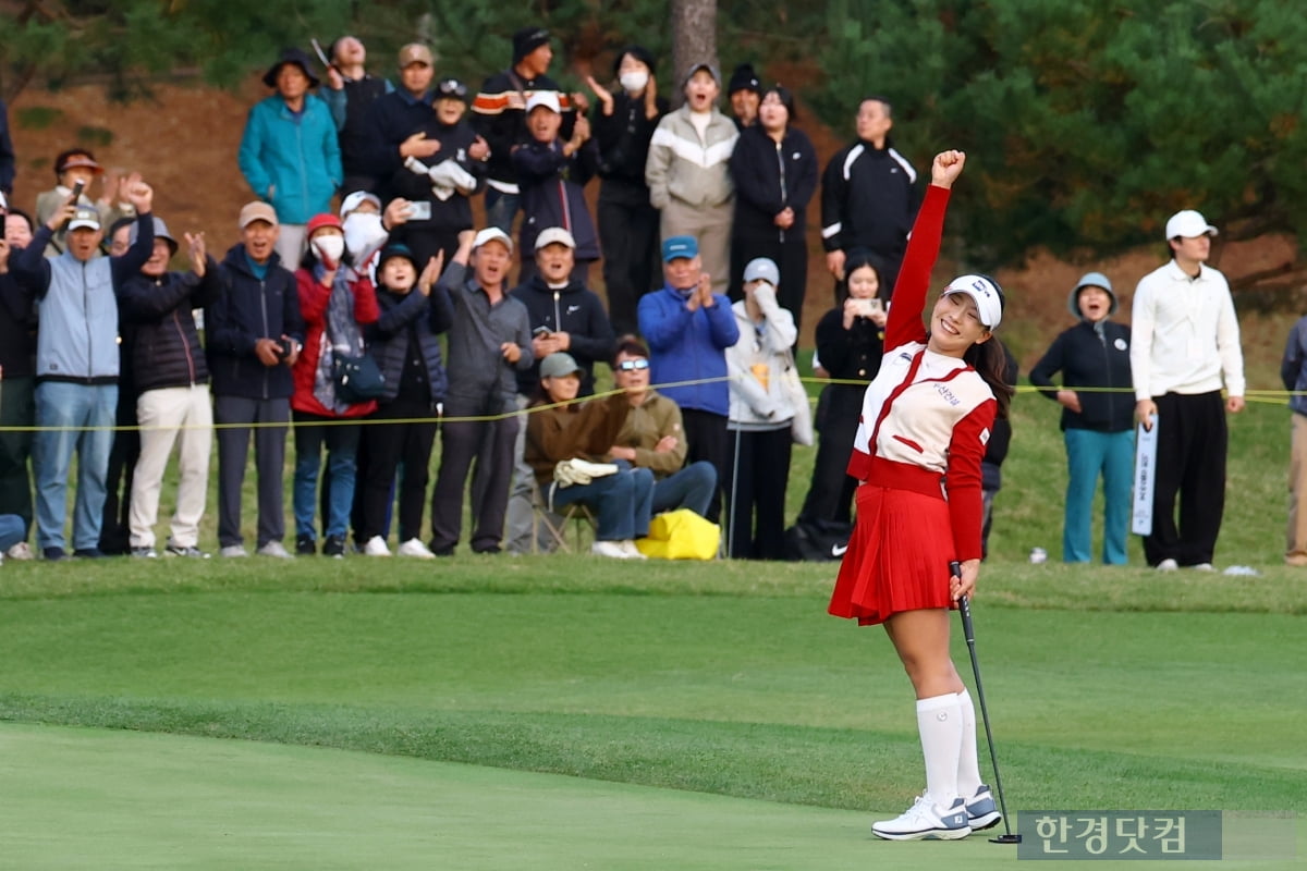 [포토] 이율린, 5차 연장 혈투 끝에 '우승' (상상인·한경 와우넷 오픈 2025)