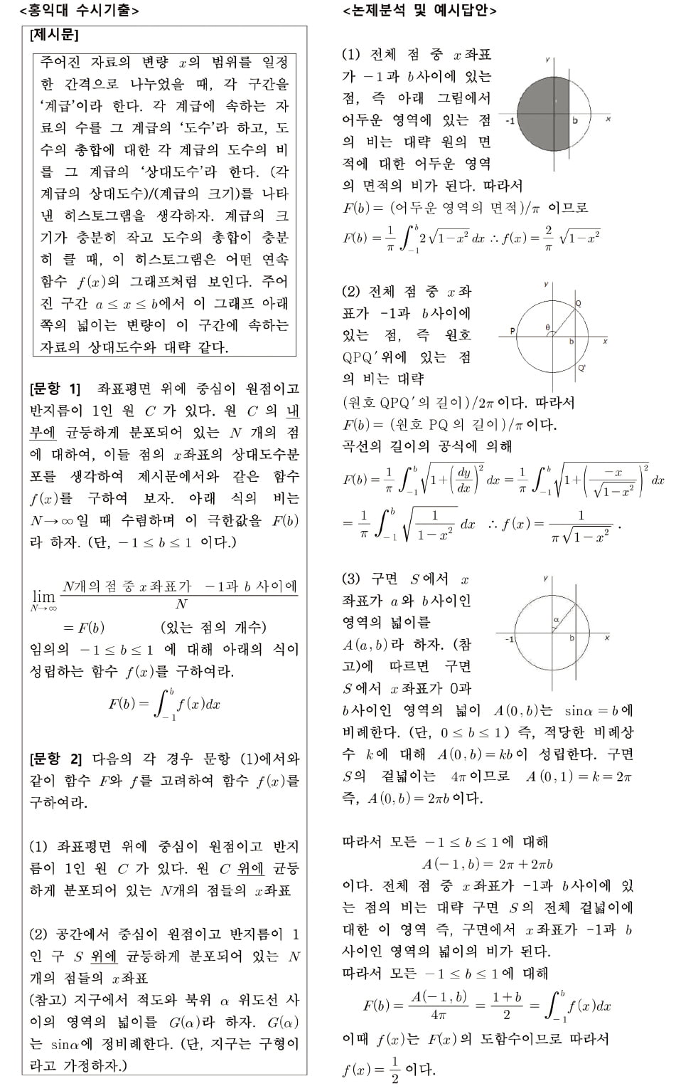 [2026학년도 논술길잡이] 히스토그램 등 중등 통계 연계과정 미리 점검을