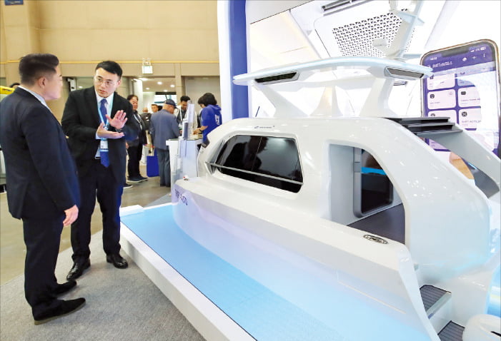 [포토] 스마트싱스 탑재한 자율운항 선박 