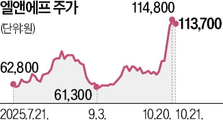 ESS 열풍에 뜬 엘앤에프, 매도 폭탄 주의보