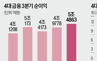 4대 금융, 사상 최대 실적…수수료 이익 덕봤다