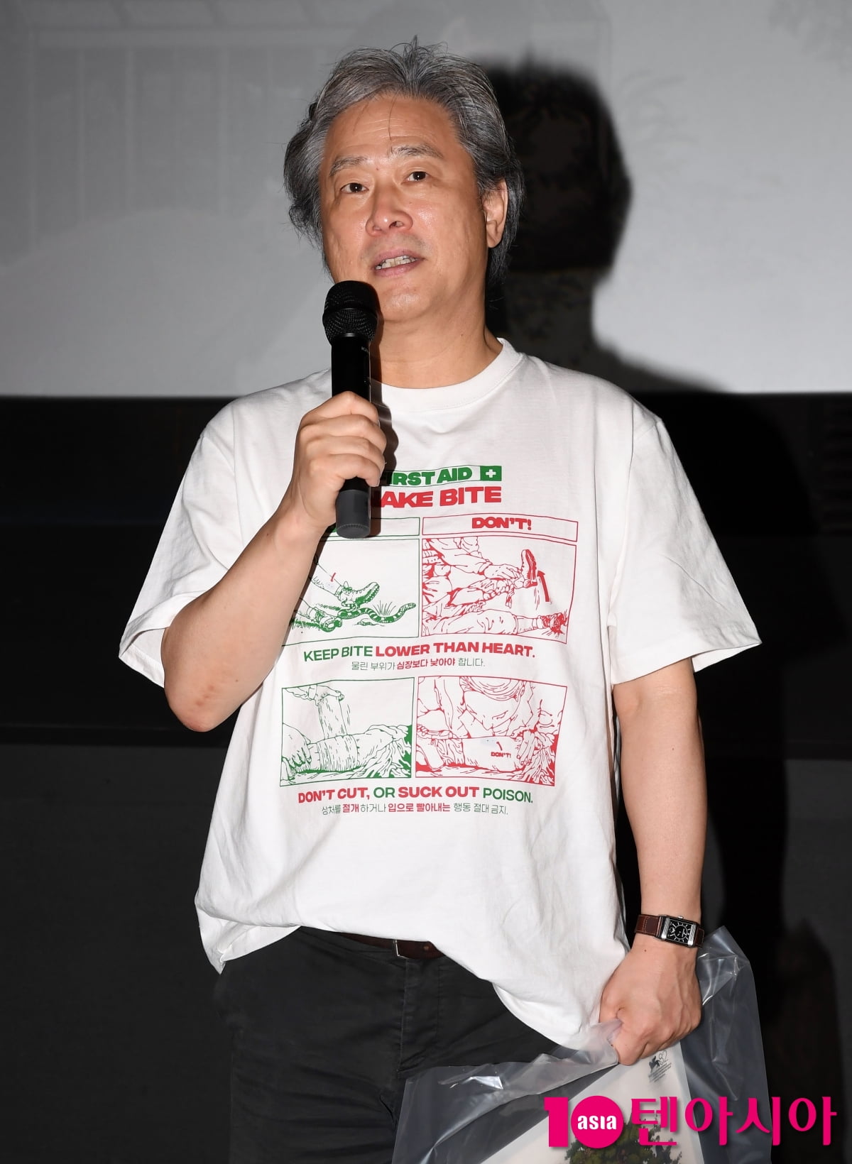 Director Park Chan-wook Attends Stage Greeting for 'No Other Choice' in Seoul