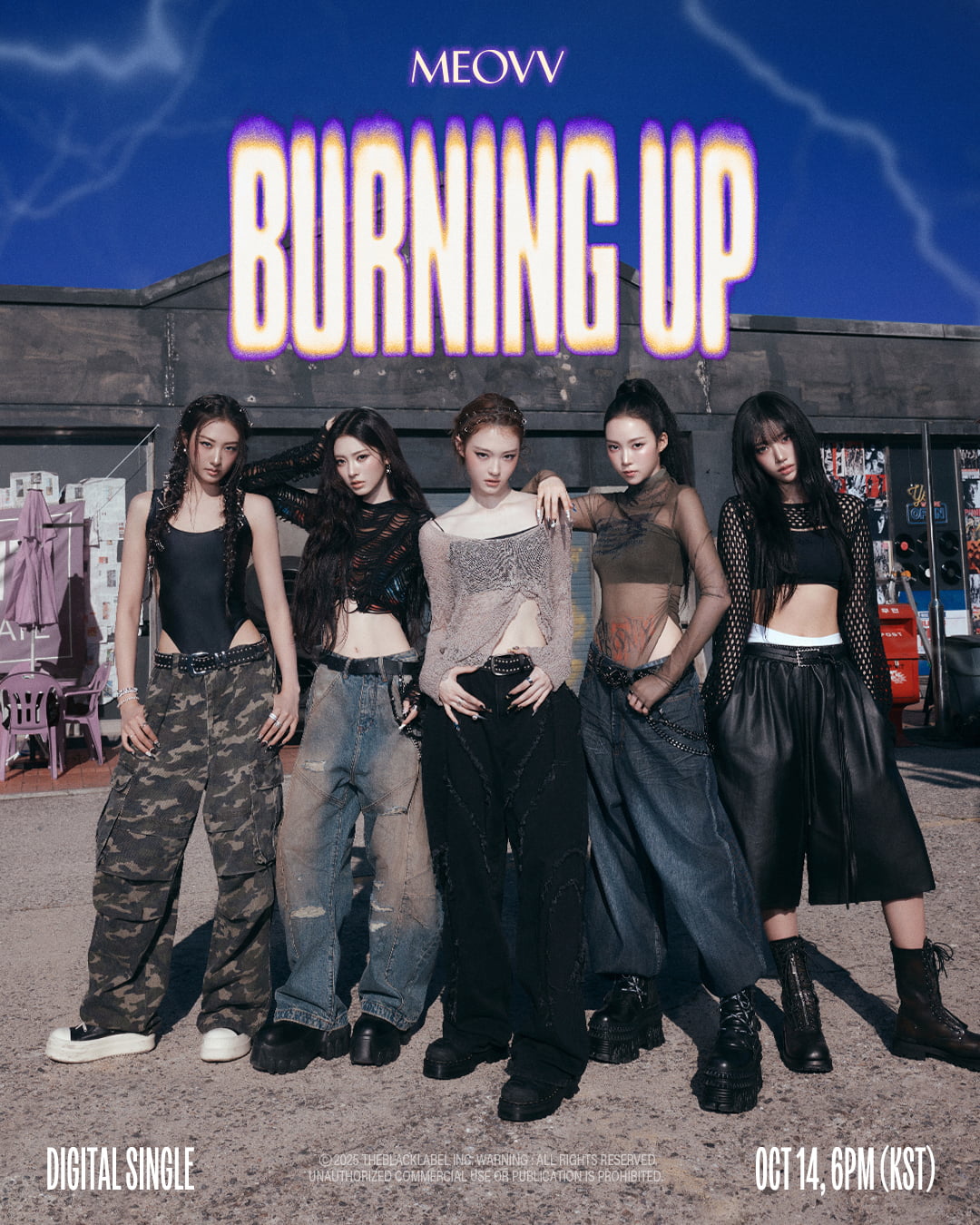 K-Pop Group MEOVV Set to Ignite with New Single 'BURNING UP'